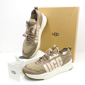 UGG LA Daze tan and white chunky sneaker